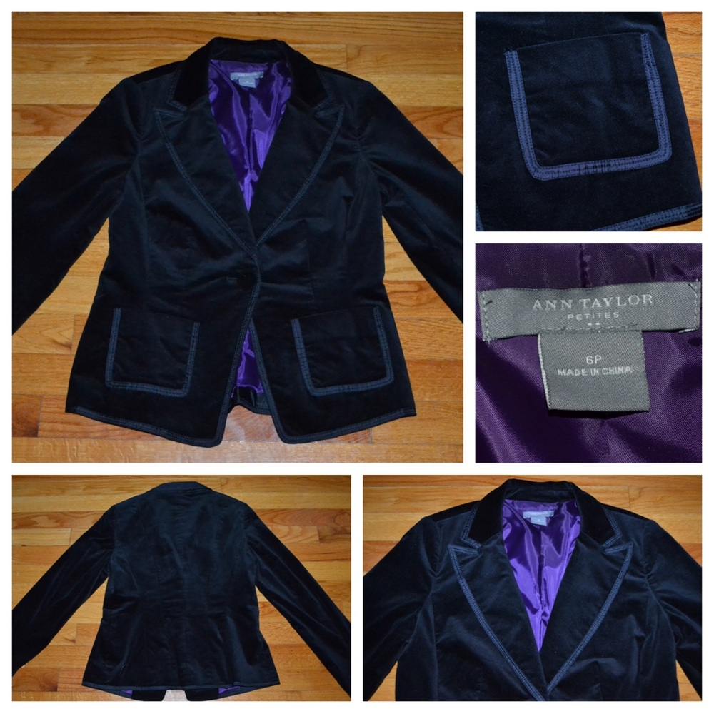 Women’s Ann Taylor black blazer, size 6P